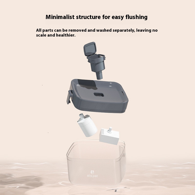 Pet automatic circulation, filter dispenser, cat bowl, intelligent water feeder, pet supplies