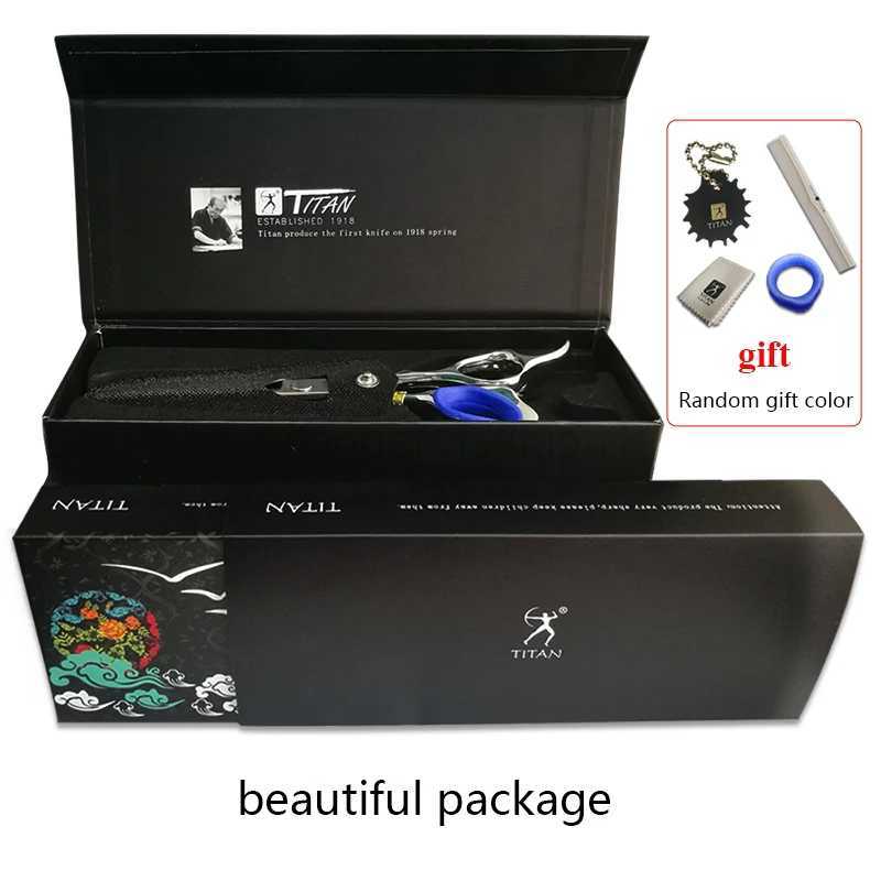 Titan 6inch cut well hair dressing professional barber hair scissors for hairXJ240807