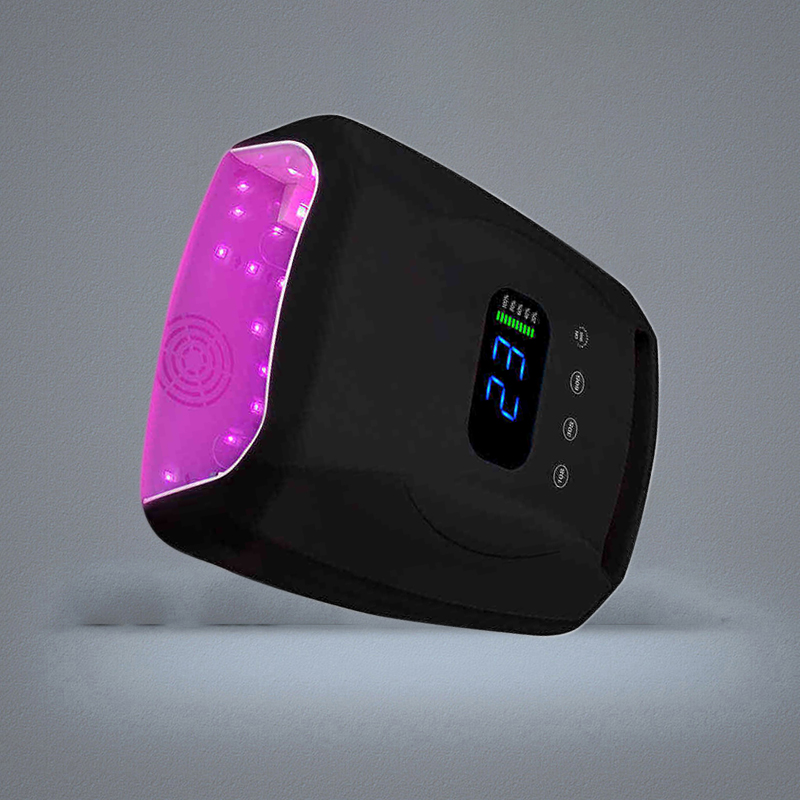 96W Rechargeable Nail Lamp with Handle Professional Red Light Nail Glue Baker Cordless Manicure Light Wireless Nail UV LED Lamp 22