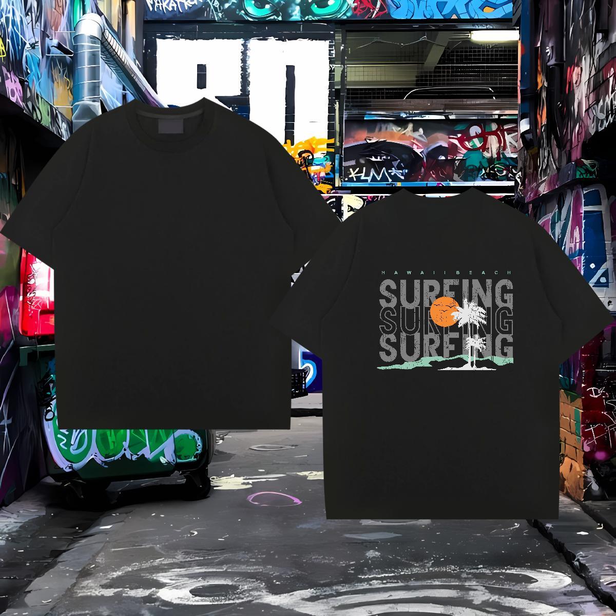 Brand T Shirt For Man letter Wear 230g Pure Cotton Home Outdoor Popular Skull Breathable Soft Tshirts