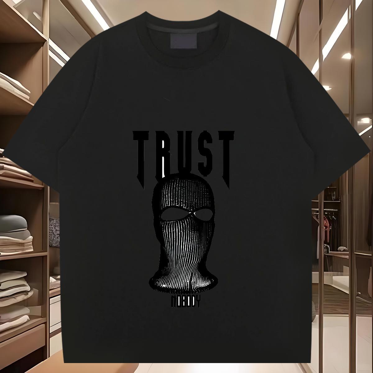 Classic T Shirts Men letter Tops Shirt 230g Cotton Casual Daily Wear Unisex Custom Printed Breathable Short Sleeve Men Tops Tees