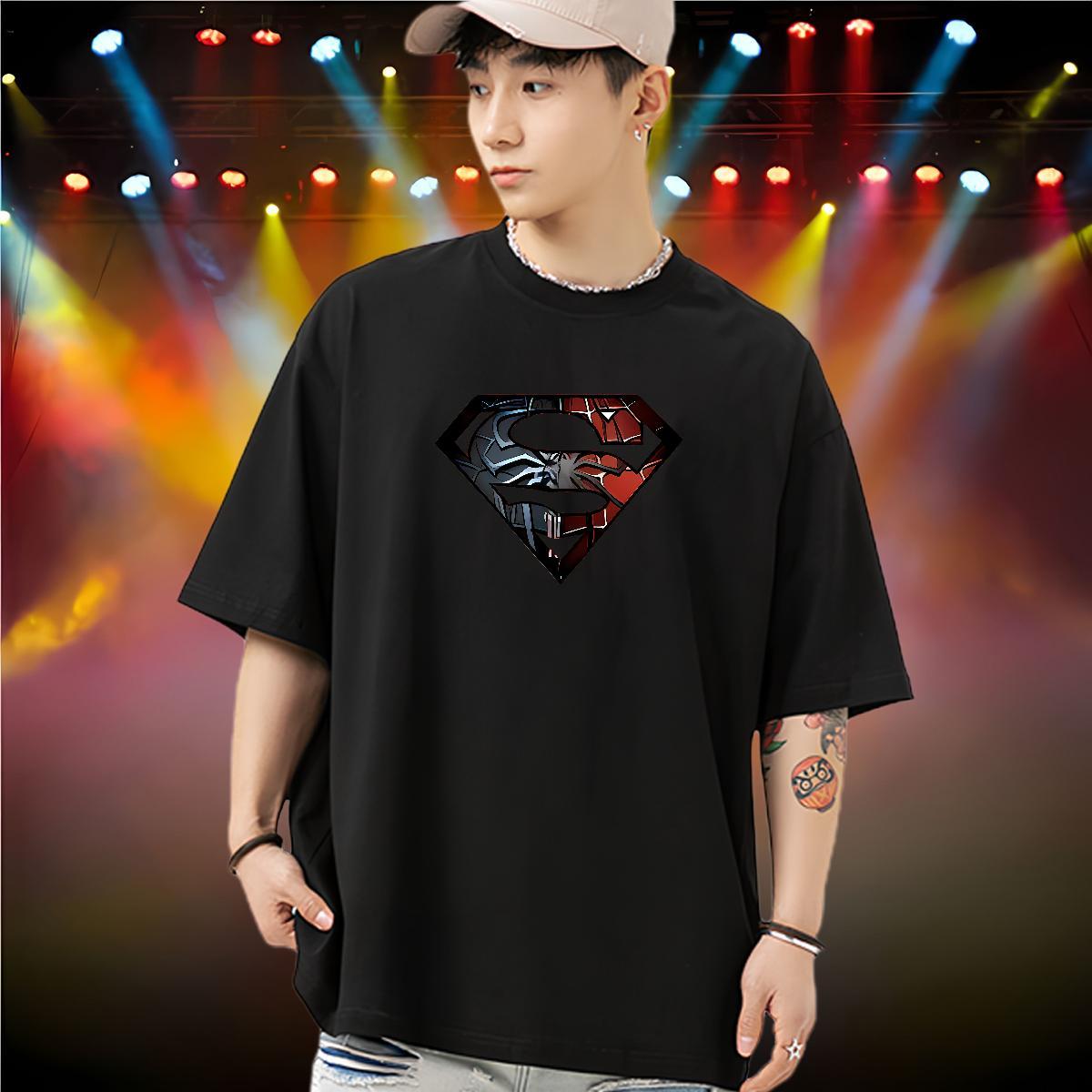 DIY Mens T Shirts letter Tee Shirt 230g 100% Cotton Street Wear Classic Customized Print Breathable Short Sleeve Men Tshirts