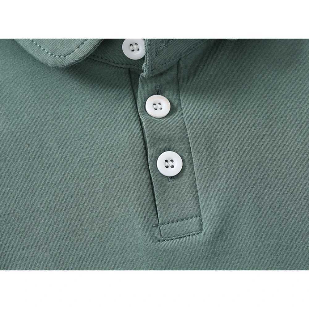 Little boy dinosaur polo shirt dinosaur spike top childrens boy cotton short sleeved top childrens summer clothing T-shirt W241223