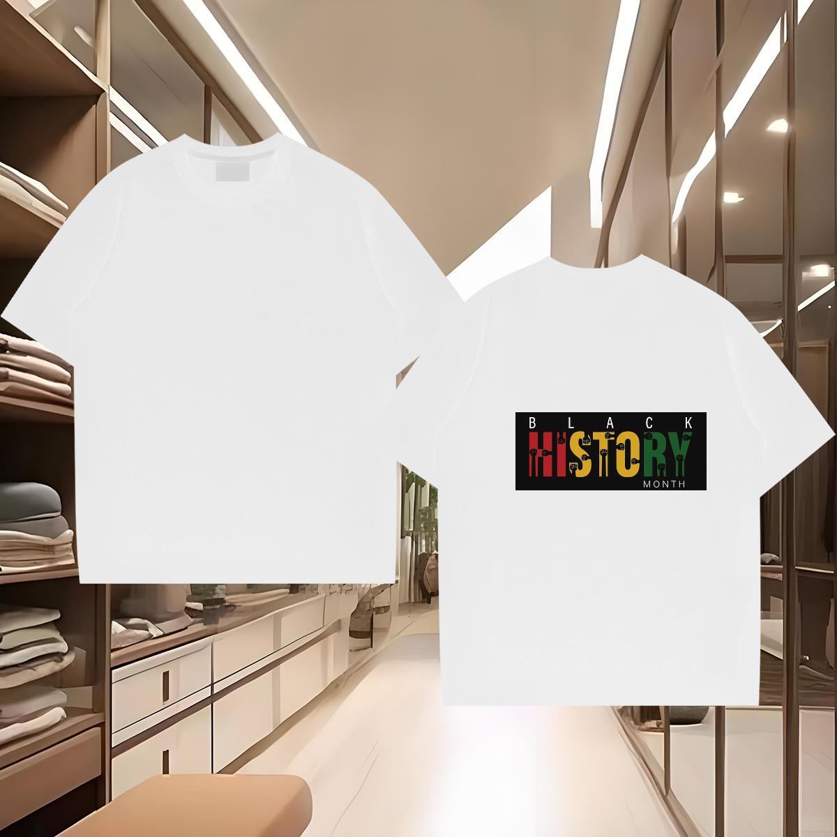 Designer Fashion T Shirts Men letter Top Tees 100% Cotton 230g Casual Daily Wear Unisex Custom Printed Round Neck Short Sleeve Men Tshirts