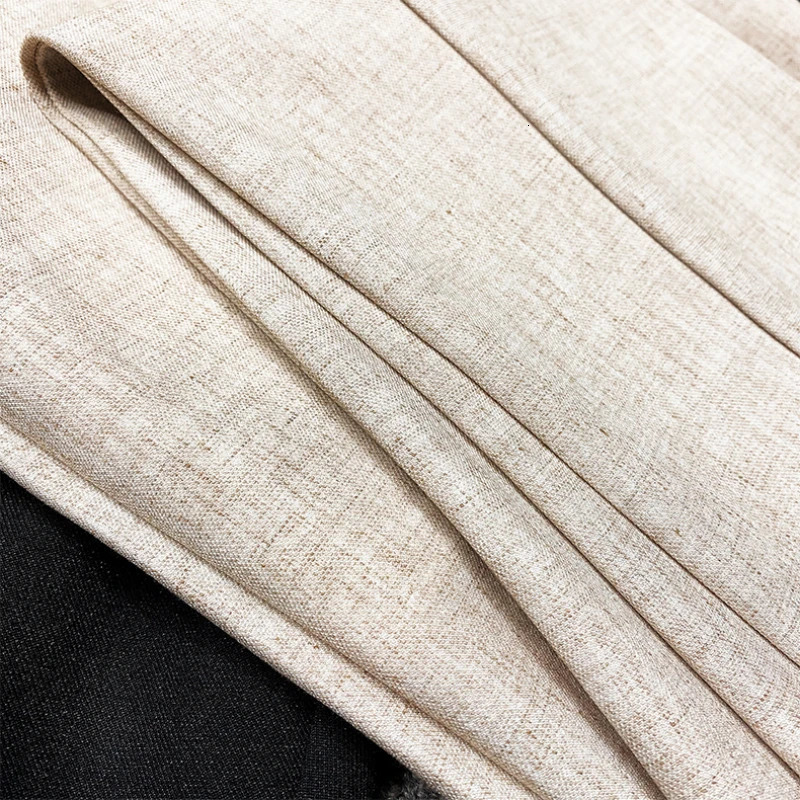 Spring Summer Mens Pants Lightly Mature Slim Fit Draping Linen Solid Color High Quality Classic Business 240806