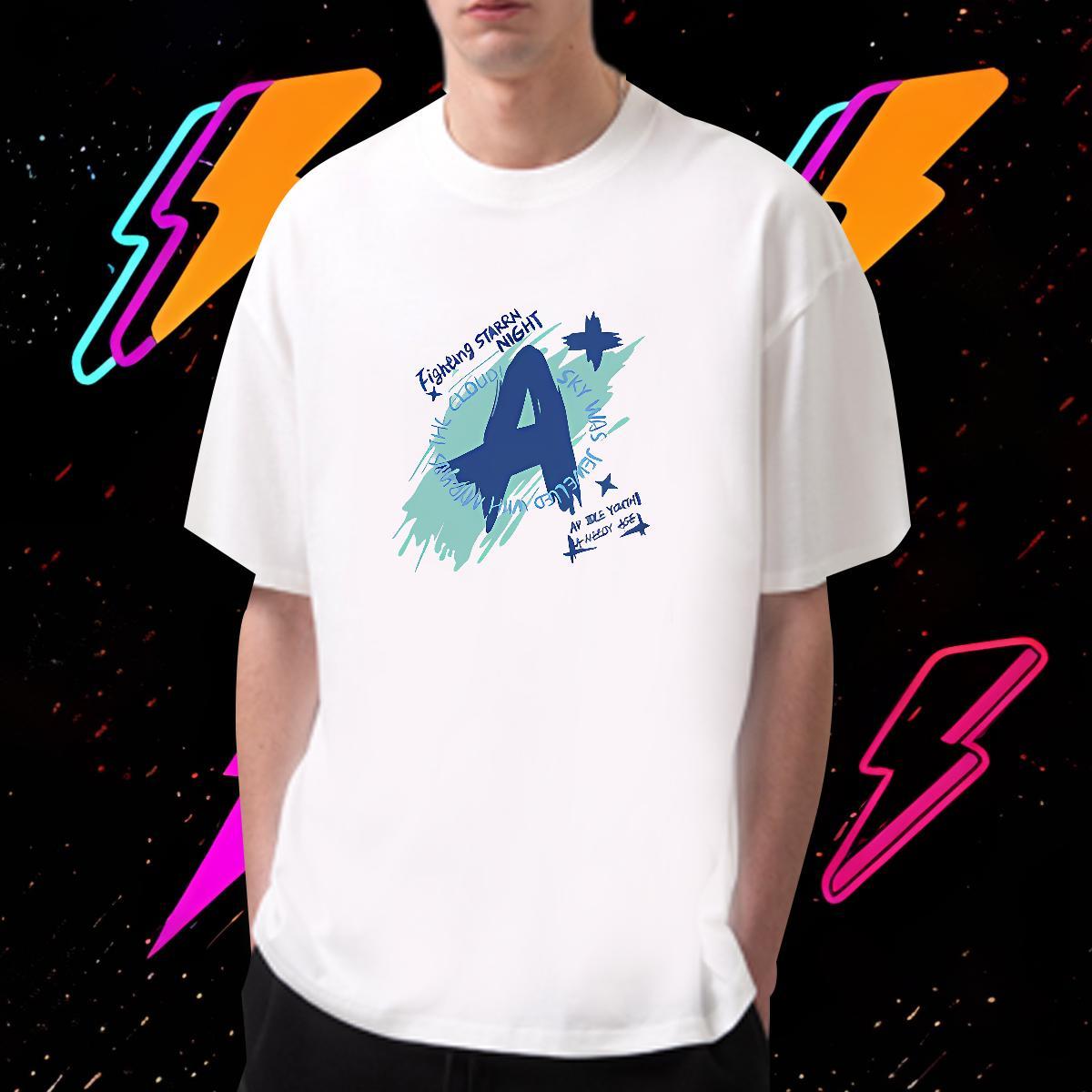 2024 T Shirt For Man letter Tee Shirt 230g Pure Cotton Home Outdoor Brand Custom Printed Breathable Soft Tshirt for Man Woman