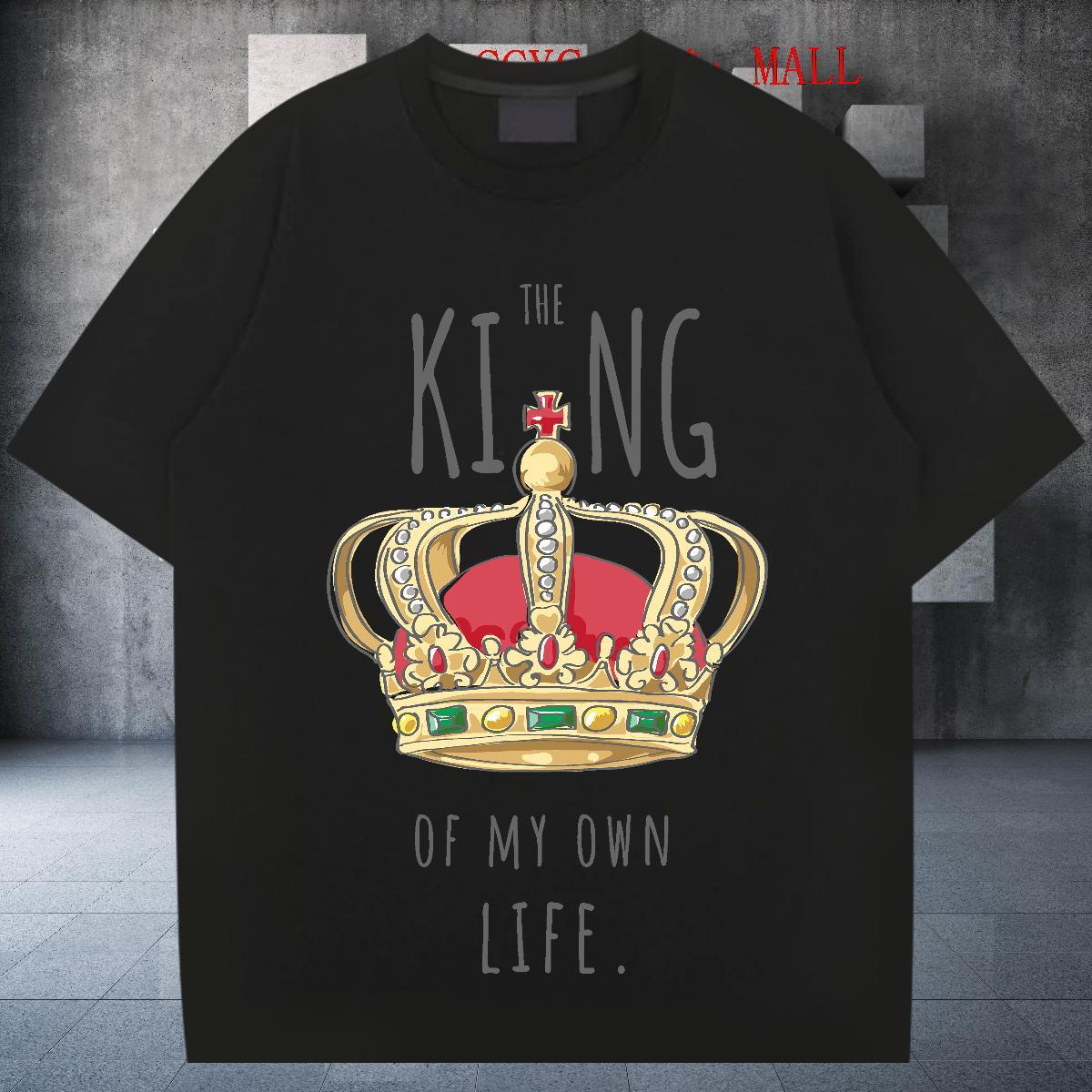 Free Shipping Man T Shirts letter Top Tees 230g 100% Cotton Hip Hop Classic Skull Short Sleeve Soft Couples T Shirts