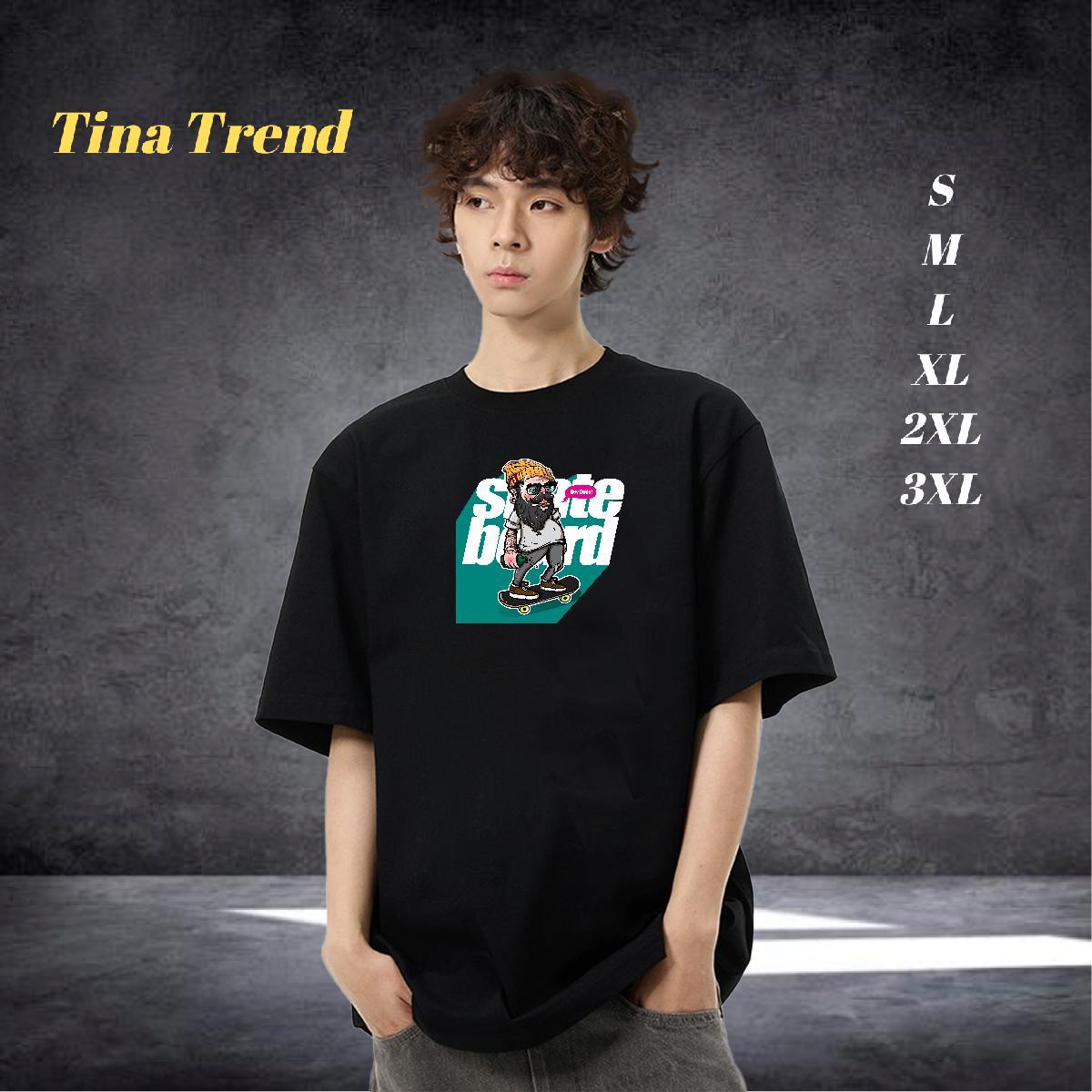 Fashion Designer T shirt person Tshirts 230g 100% Cotton Street wear Hip Hop Cool Skull Short Sleeve O-Neck Men Tshirts
