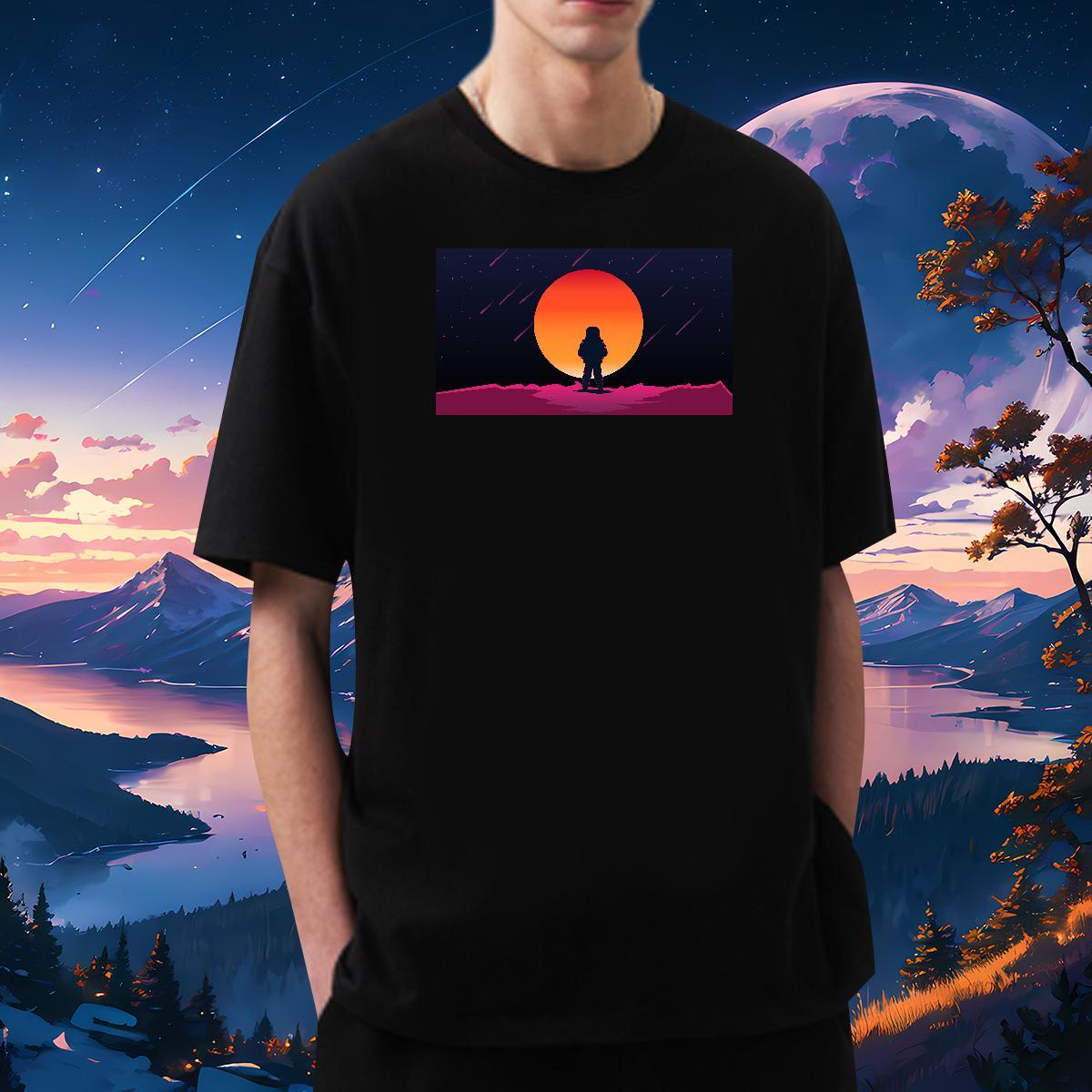 Fashion Designer T Shirt For Man Tops 230g Pure Cotton Casual Cool Design Anime Breathable Soft Men Tshirts