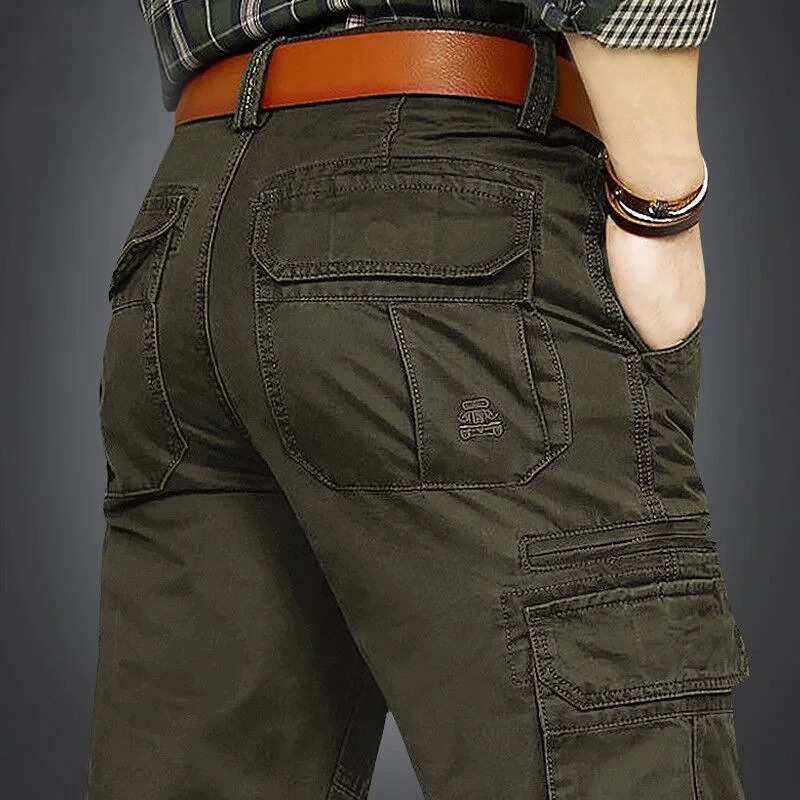 Mens casual pants outdoor mens Trouser hiking set cargo tactical work clothes training clothing 240816