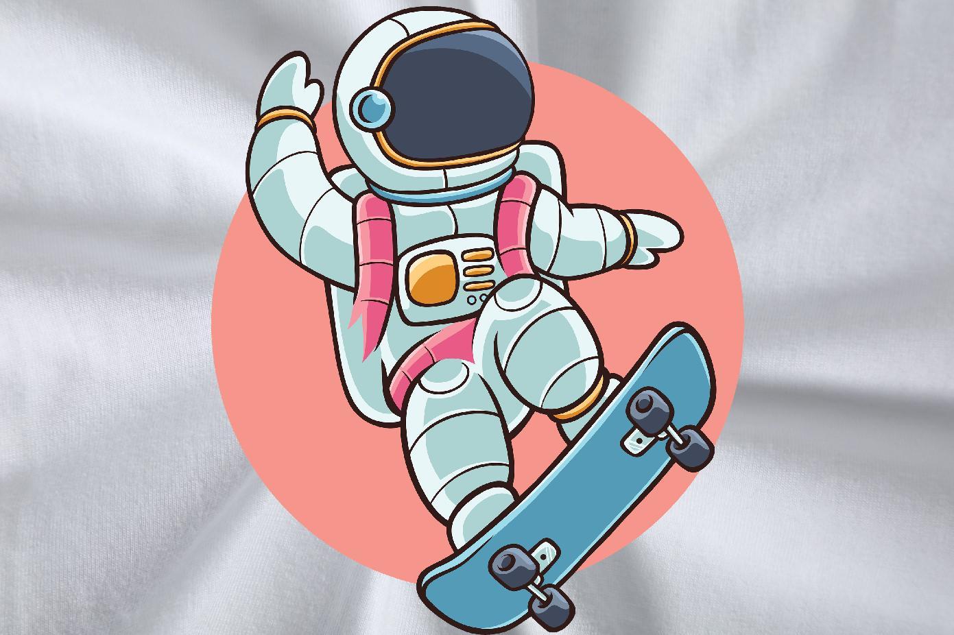 Fashion Casual T Shirts Men spaceman Clothes 230g 100% Cotton Street wear Hip Hop Cool Custom Big Size Breathable Short Sleeve Men Clothes T-Shirt