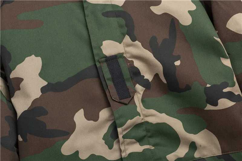 Men's Jackets Casual Camouflage Mens Winter Jacket Thick Warm Male Coat Camo Hooded Cotton Windproof Parka Mens Overcoat z240806