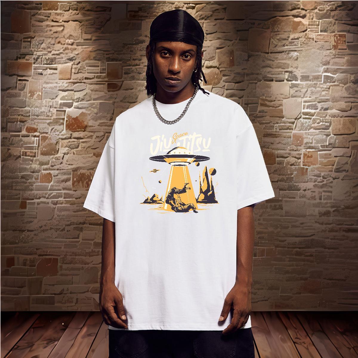Factory Direct Mens T Shirts ET Tee Shirt 230g 100% Cotton Daily Wear Free Shipping Asian Size Pure Cotton Men Tops Tees