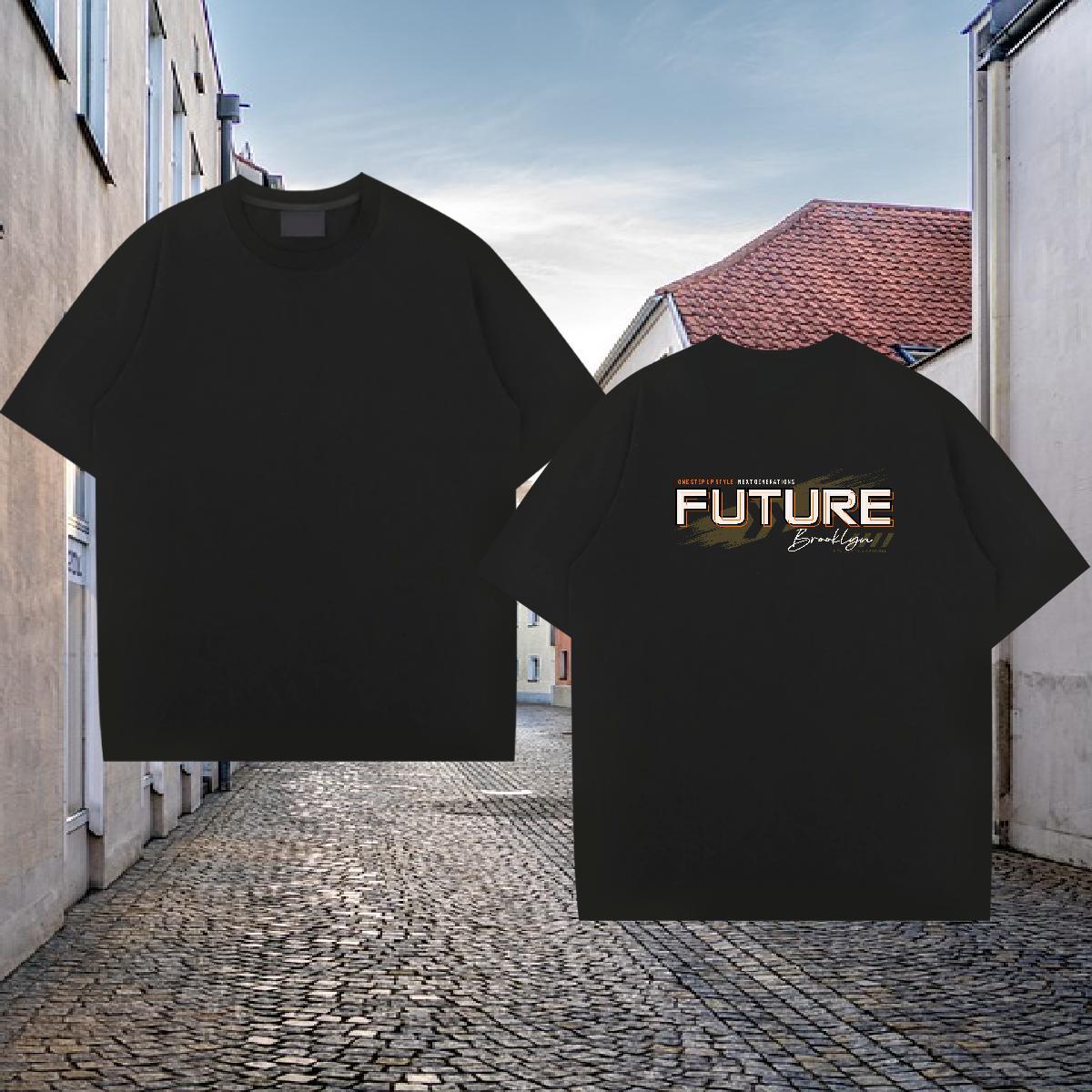 Classic T Shirt For Man letter Tops 230g Cotton Hip Hop Designer DIY Anime Crew Neck Breathable Men Tees