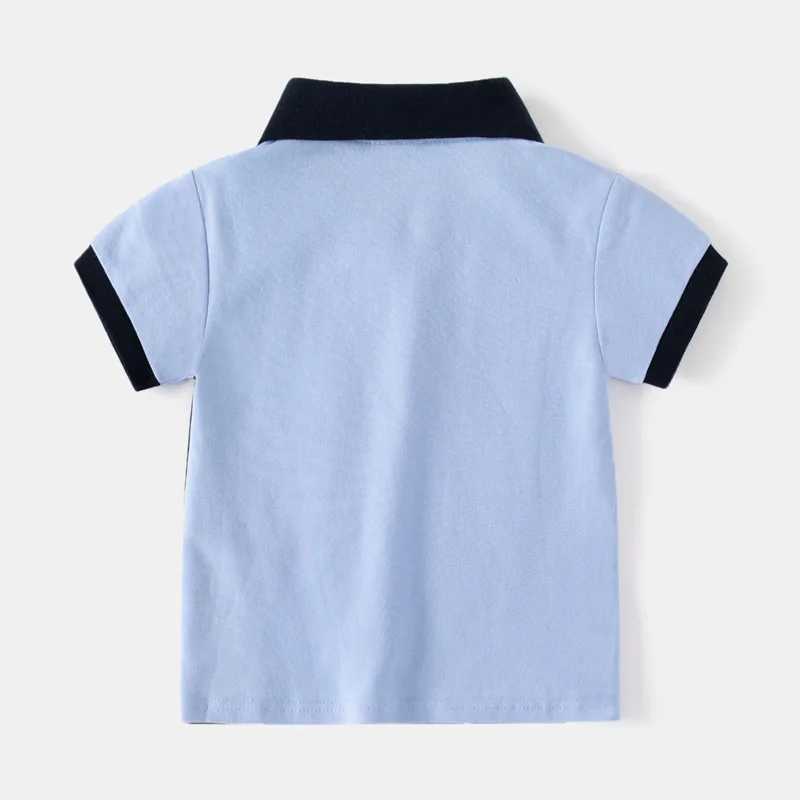 Boys Polo Shirt 1 to 2 3 4 5 6 7 Summer Polo Shirt Preschool Girls T-shirt White Short Sleeve Childrens School T-shirt W241223
