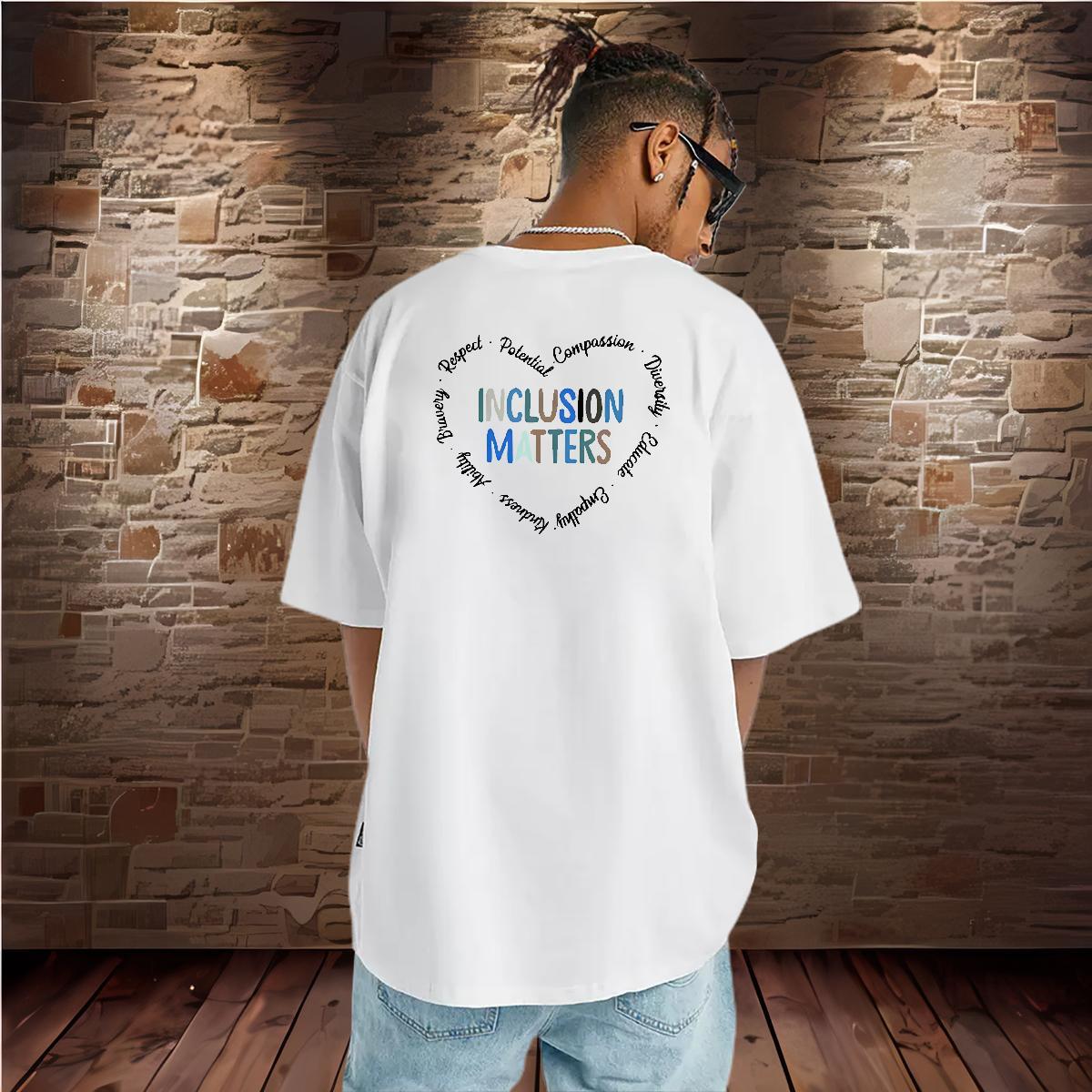 2024 Designer Men T Shirts letter Tee Shirt 100% Cotton 230g Casual Daily Wear Free Shipping Black White Round Neck Short Sleeve Tshirts