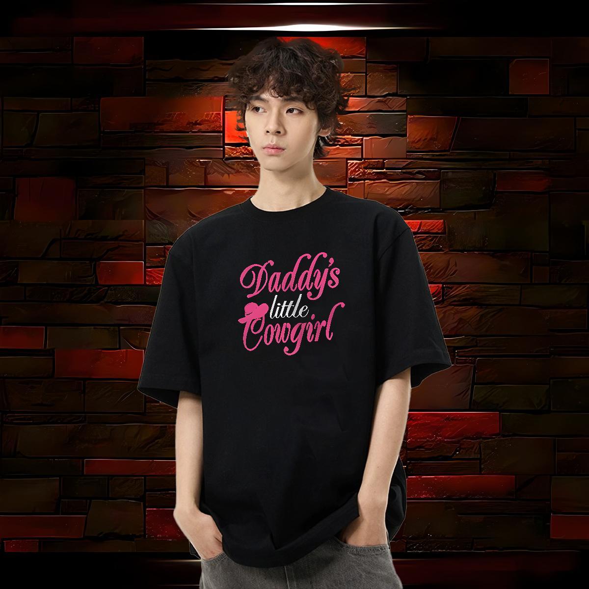 DIY Customized T Shirt For Man letter Tops 230g Pure Cotton Home Outdoor Popular DIY Anime Breathable Men Tshirts