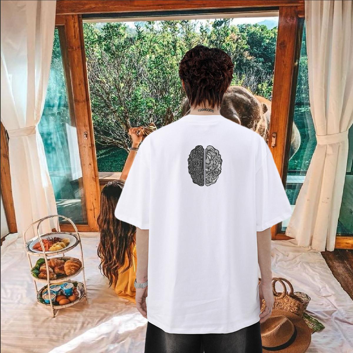 New Arrival T Shirt For Man skull Tops 230g 100% Cotton Summer Casual Comfortable White Plus Size Breathable Mens Tshirts