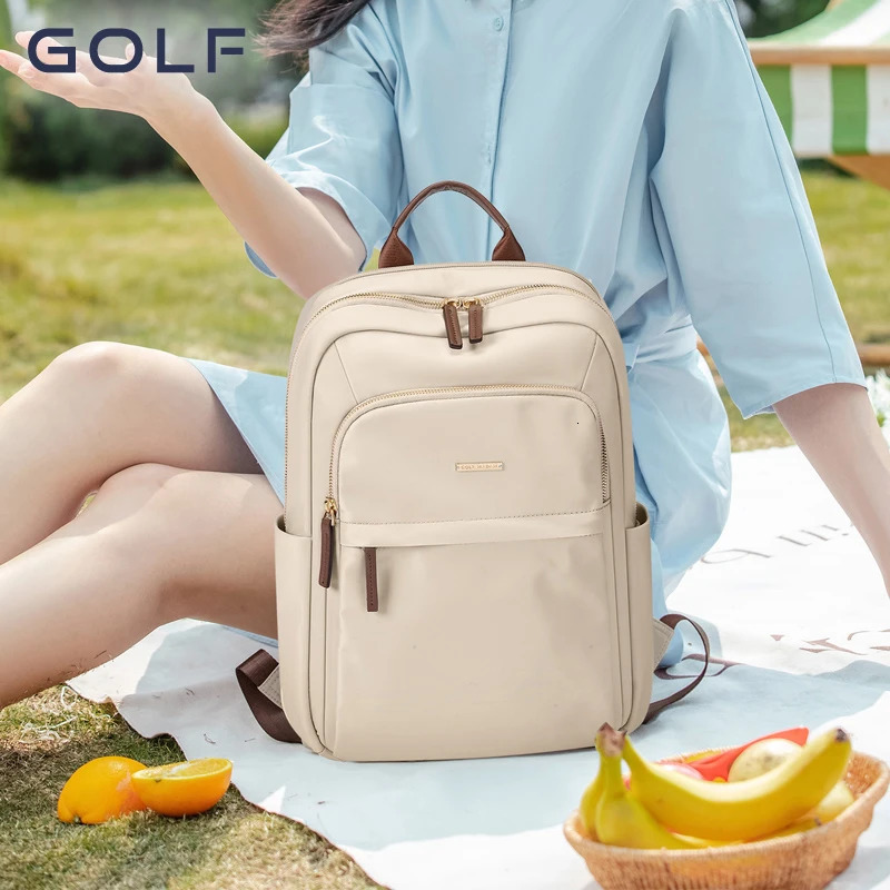 Golf Backpack Oxford Cloth Womens Versatile Fashion Bag Large Capacity Canvas 240807