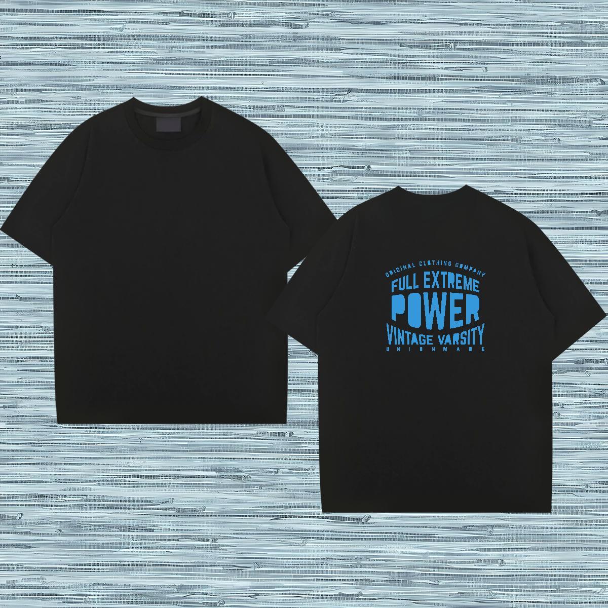 Casual New T Shirts Men letter Tees Shirts 230g Pure Cotton Street Wear TOP Quality Custom Anime Breathable Men Tshirts