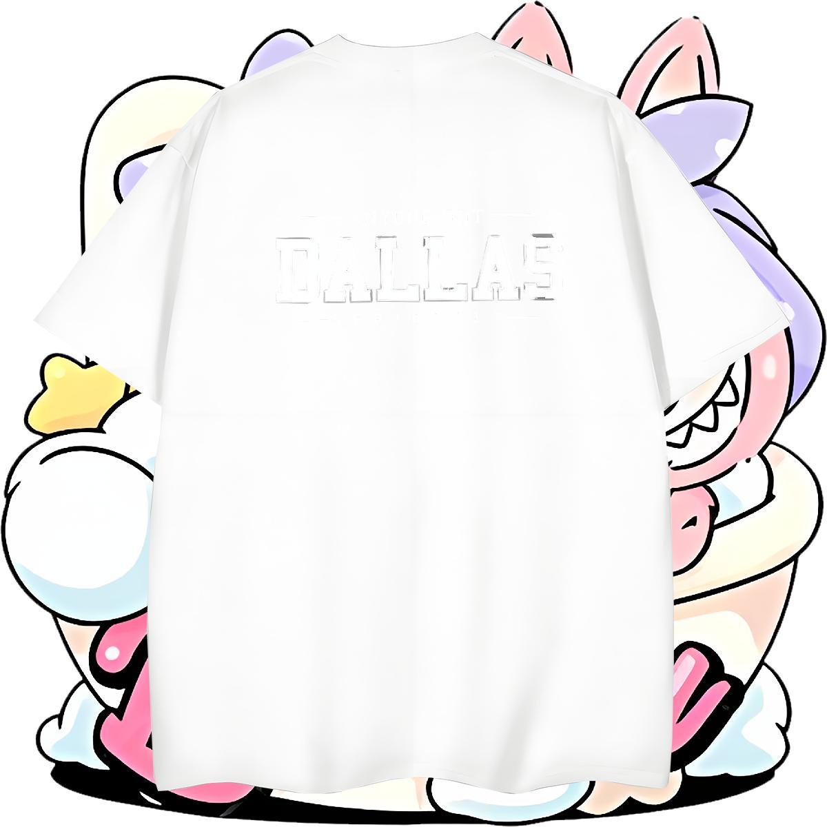Designer T-Shirts for Men letter Clothings 230g Cotton Sports Casual Brand DIY Anime O Neck Short Sleeves Men Tees