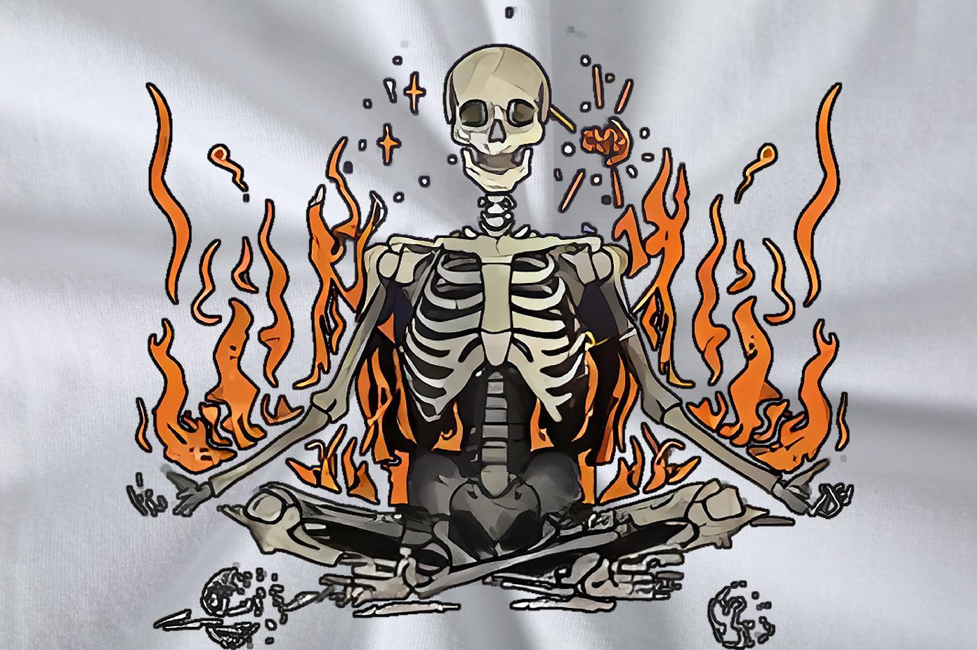 New T Shirts Men fire Polos 230g 100% Cotton Street Comfortable DIY Anime O-Neck Short Sleeve Tshirts