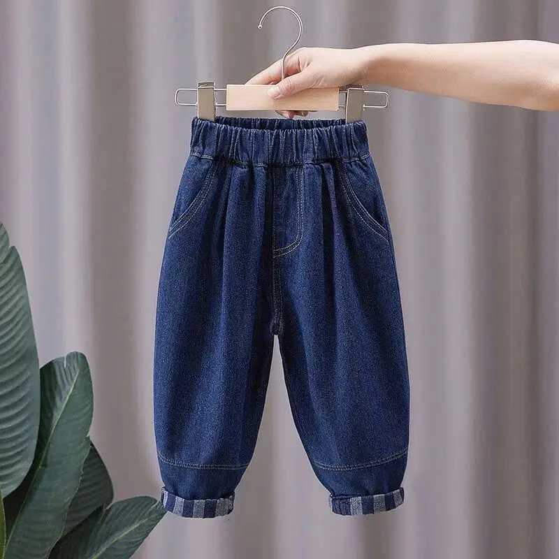 Jeans 2 4 6 7Y Kids Boys Jeans Spring and Autumn New Childrens Baby Casual Pants Girls Loose Trousers Jeans