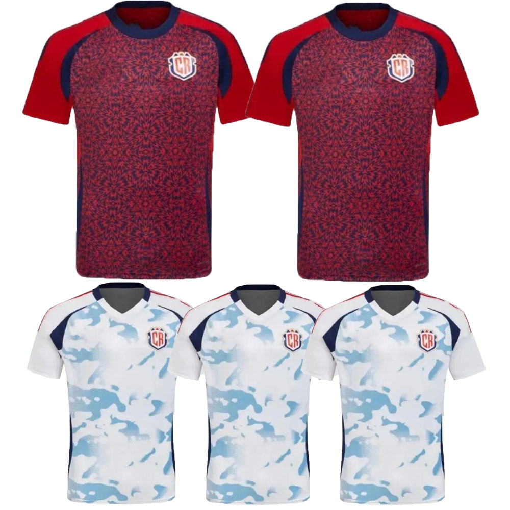2024 2025 Costa Rica soccer jerseys national team CAMPBELL BENNETTE TEJEDA 24 25 home away red white VENEGAS RUIZ AGUILERA CONTRERAS ALAS football shirt