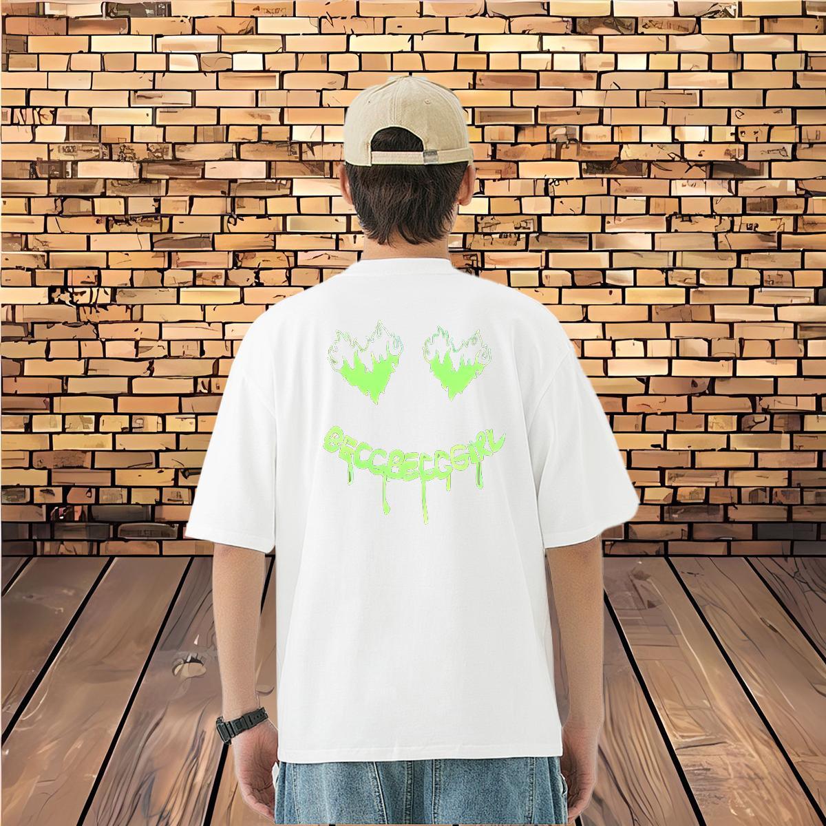Designer Fashion Man T Shirts letter Clothes 100% Cotton 230g Daily Outfit Brand Custom Anime Breathable Crew Neck Couples T Shirts
