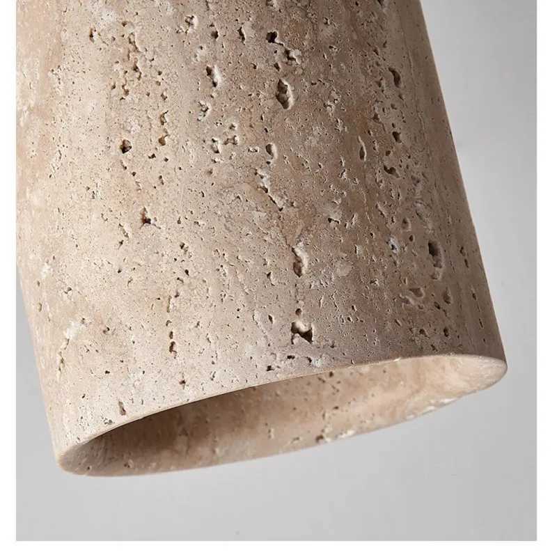wind Natural tunnel stone Ceig Wabi Sabi corridor balcony LED lighting decoration pending light bedside table wall lamp Y240802