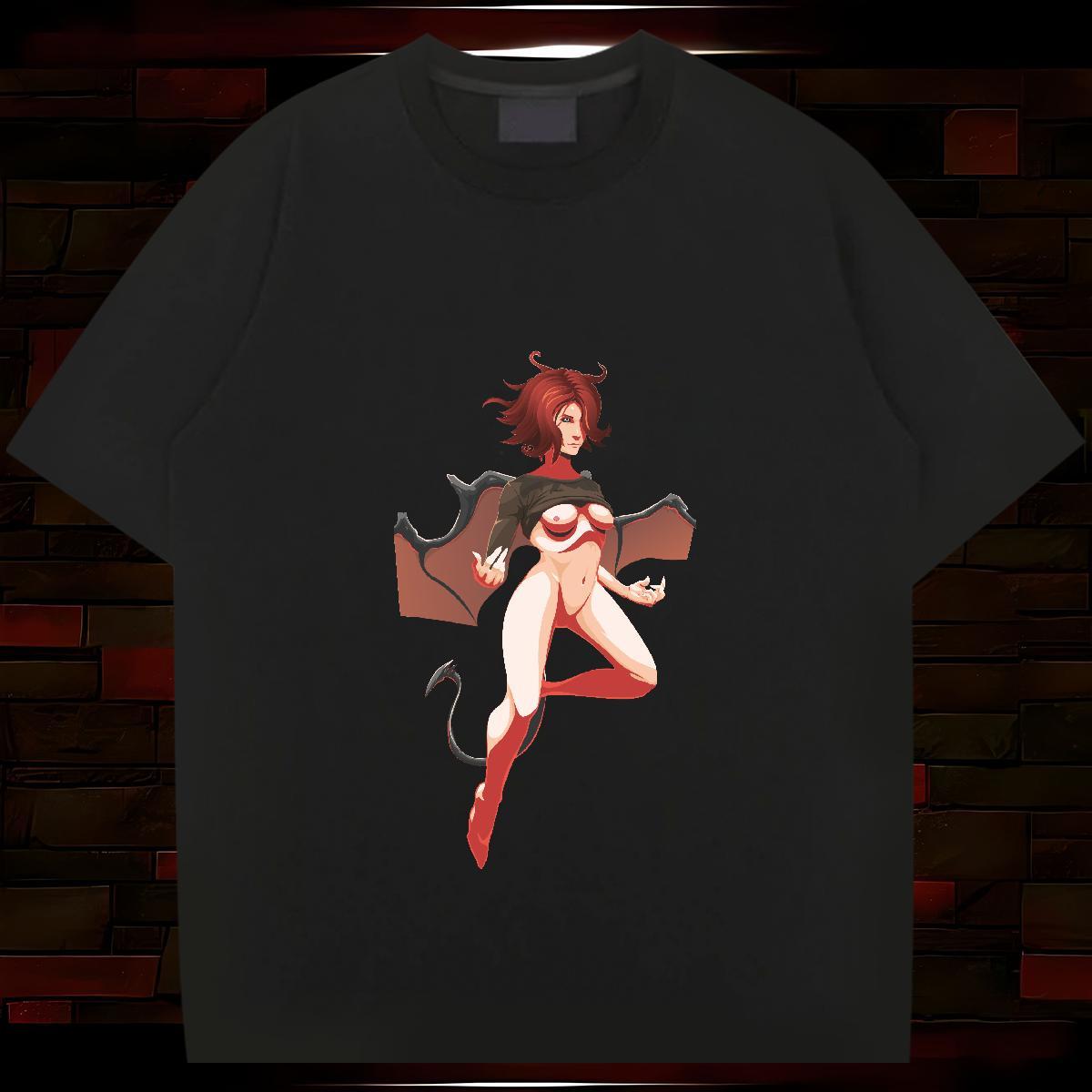 Fashion Casual T Shirts Men portrait Top Tees 230g Cotton Sport Wholesale Custom Cartoon Breathable Short Sleeve Couples T Shirts