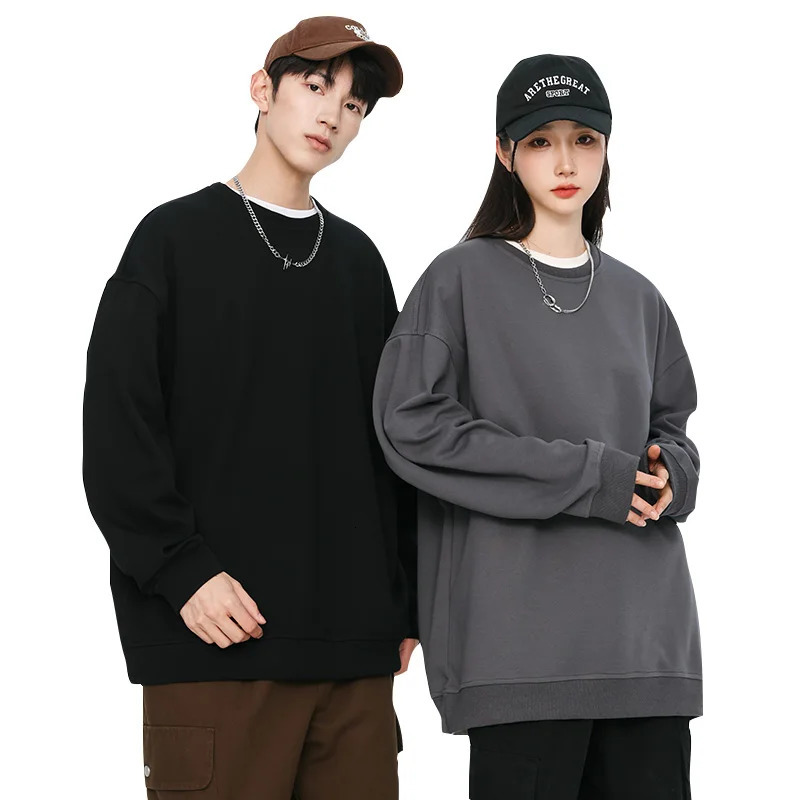Autumn Oversized Purple Sweatshirts for Women Casual Streetwear Hoodies Women Female Long Sleeve Crewneck Pullovers Tops 240807