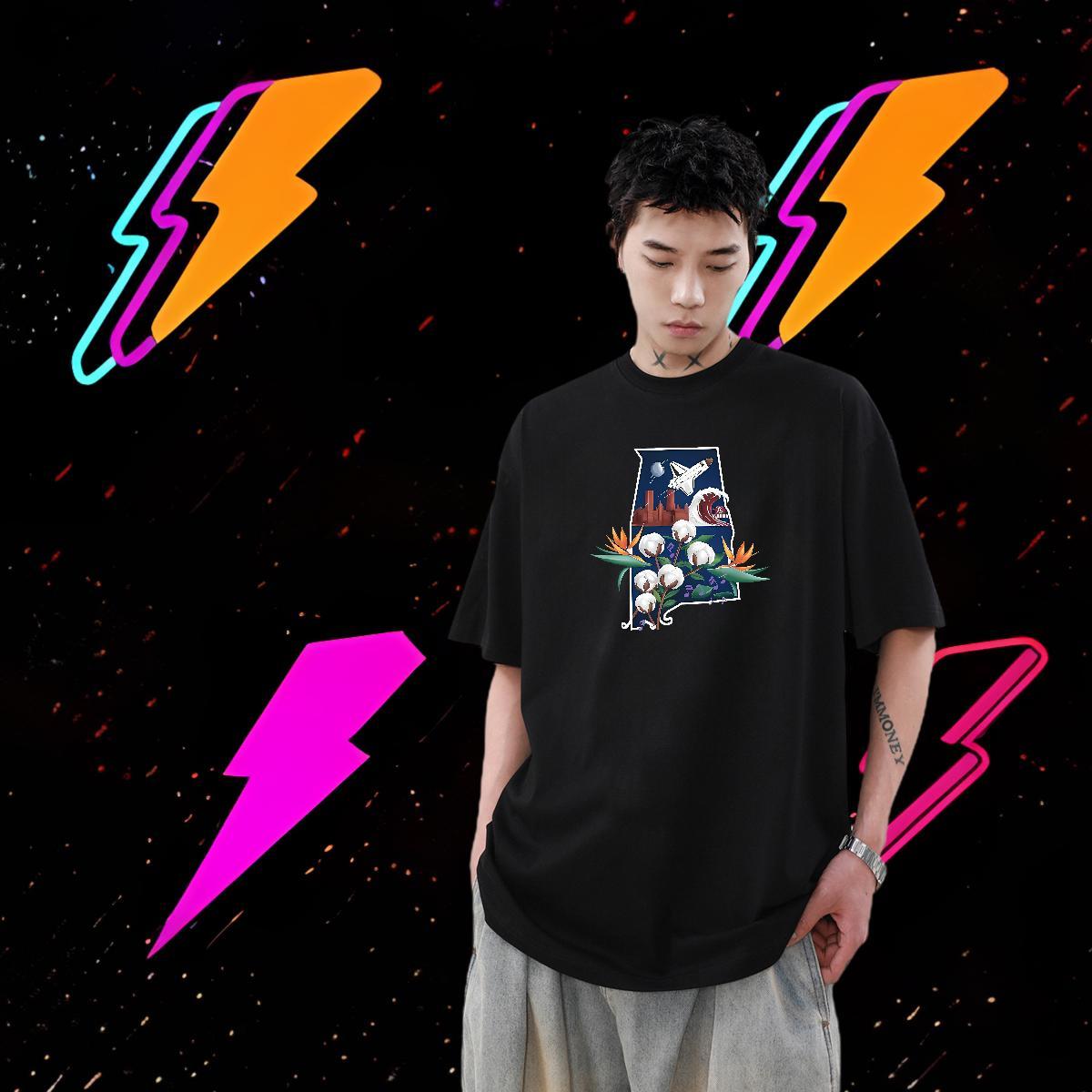 Casual New T Shirts Men plane Tops Tees 100% Cotton 230g Summer Casual Loose Asian Size O Neck Short Sleeves Men Tshirts