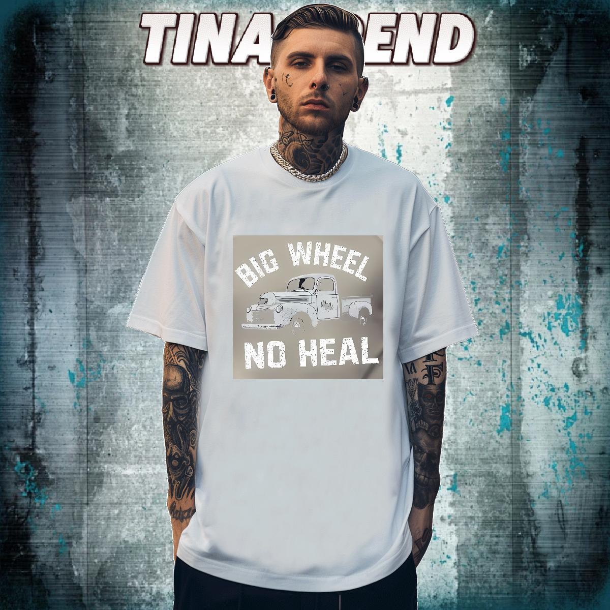 2024 New T Shirts Men car Top Tees 230g Cotton Sport Classic Skull Round Neck Short Sleeve Men Tops Tees