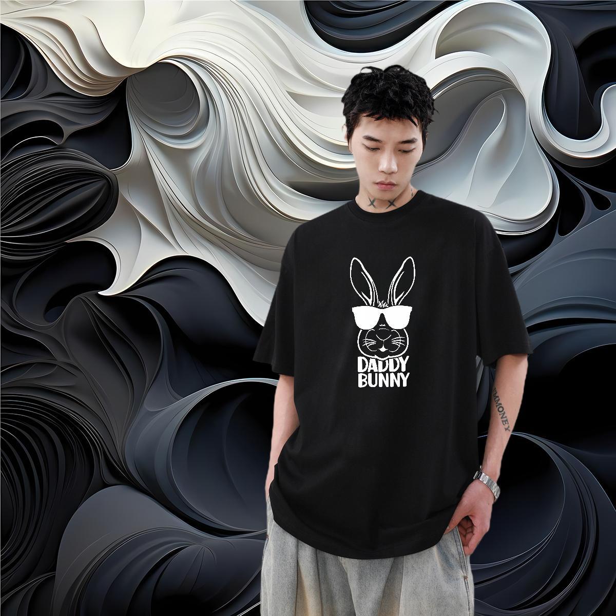 2024 New T-Shirts letter Top Tees 230g Cotton High Street Hip Hop Classic DIY Printed O-Neck Short Sleeve Men Clothes T-Shirt