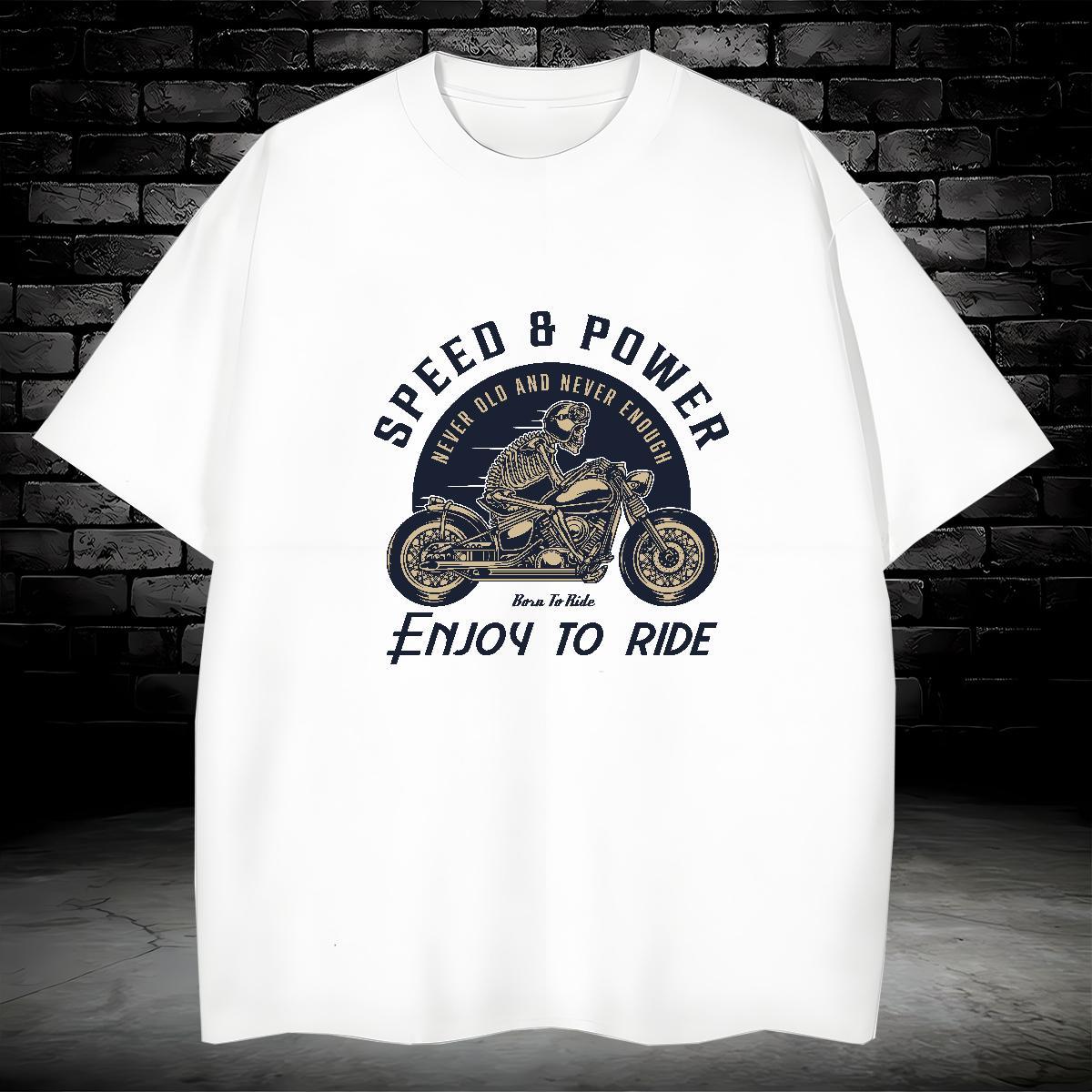 Fashion Designer T shirt skull Tops 100% Cotton 230g Spring Summer Unisex DIY Printed Breathable Short Sleeve Mens Tshirts