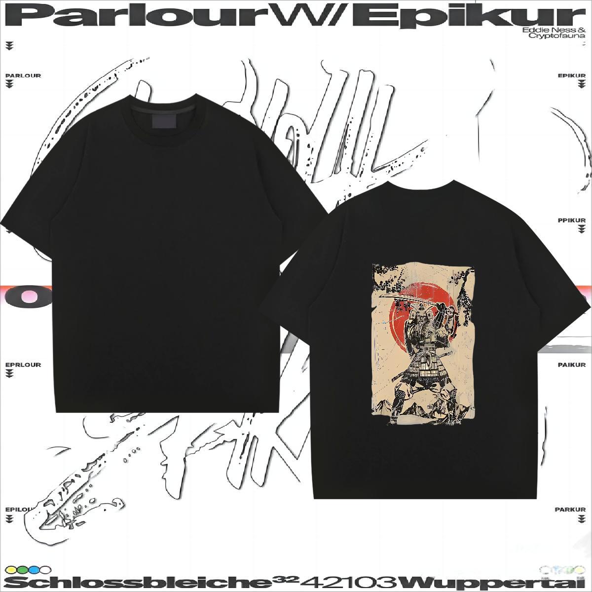 2024 T Shirt For Man skull Tees 100% Cotton 230g Sports Casual Unisex DIY Logo Oversized Breathable Soft Mens Tshirts