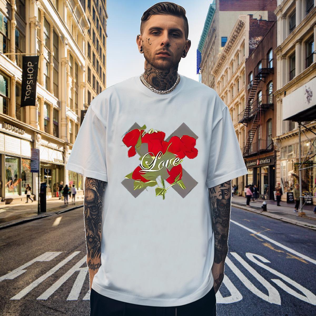 New Arrival Mens T Shirts letter Top Tees 230g Cotton Sport Soft Customized Breathable Crew Neck Men Tees