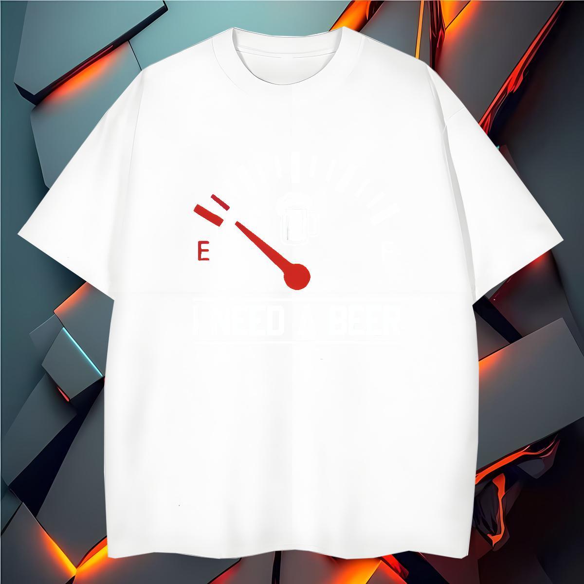 DIY Customized T Shirts Men letter Polos 230g Cotton Home Outdoor Soft Asian Size Breathable Men Tees