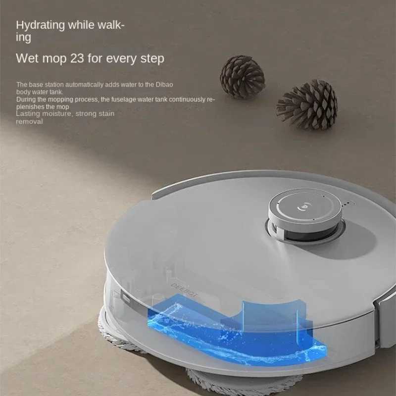 Robotic Vacuums 6000Pa Ecovacs DEEBOT T20 PRO PLUS Vacuum Cleaner Sweeping Robot 55 Hot Water Washing Mop 5200mAhL247