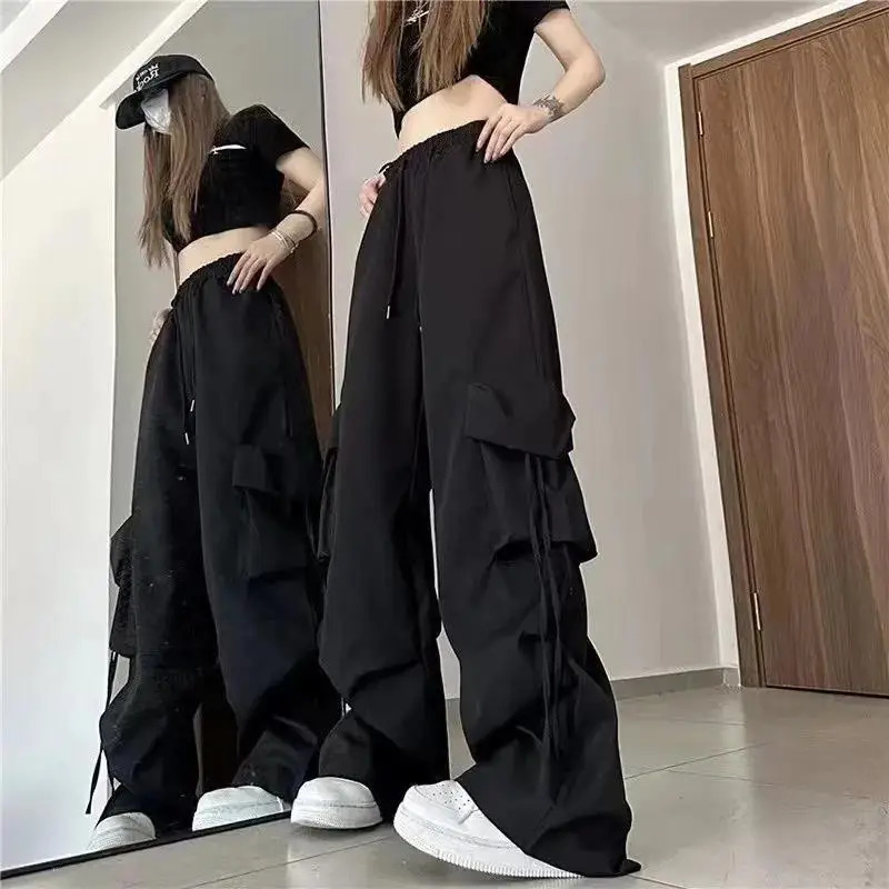 Patchwork Chiffon Shirt Casual Work Pants Two-piece Set Fashionable Female Student Pants Set Sports Suit Tracksuit 240807