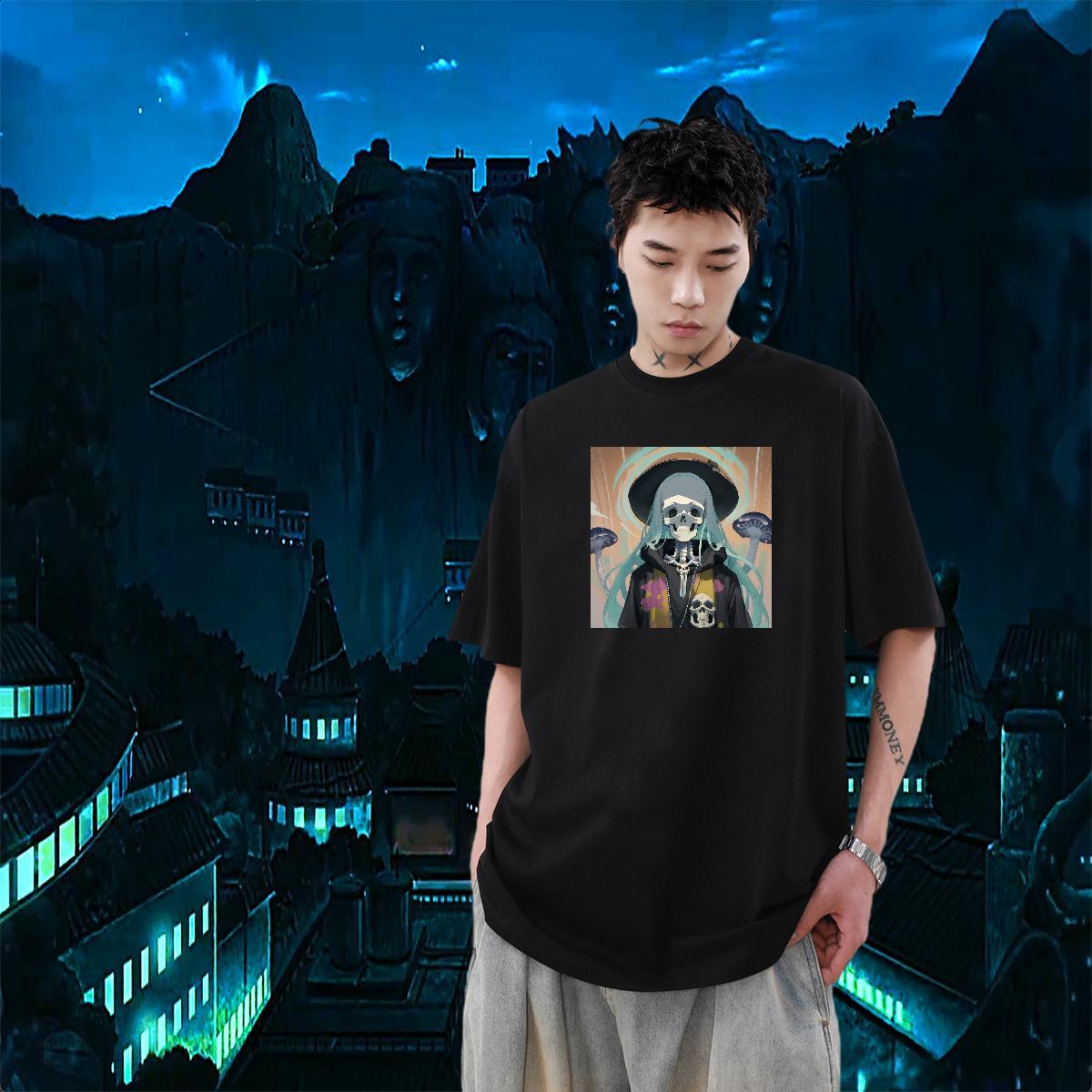 Fashion Design Men T Shirts skull Polos 230g Pure Cotton Outdoor Classic Oversized 4XL Crew Neck Men Tops Tees