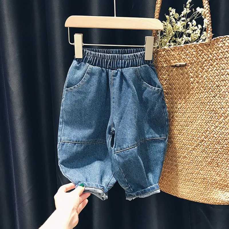 Jeans Boys Jean Pants Long Trousers Cotton 2024 Packet Spring Autumn Babys Kids Pants Teenagers Outwear High Quality Childrens Cloth