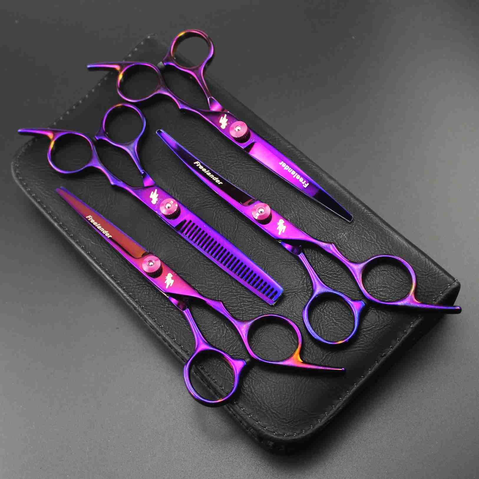 Hair Barber Hairdressing Hair Cutting Scissors Scissors Tools Cut Kits Thinning Scissor Professional Barbershop AccessoriesXJ2408