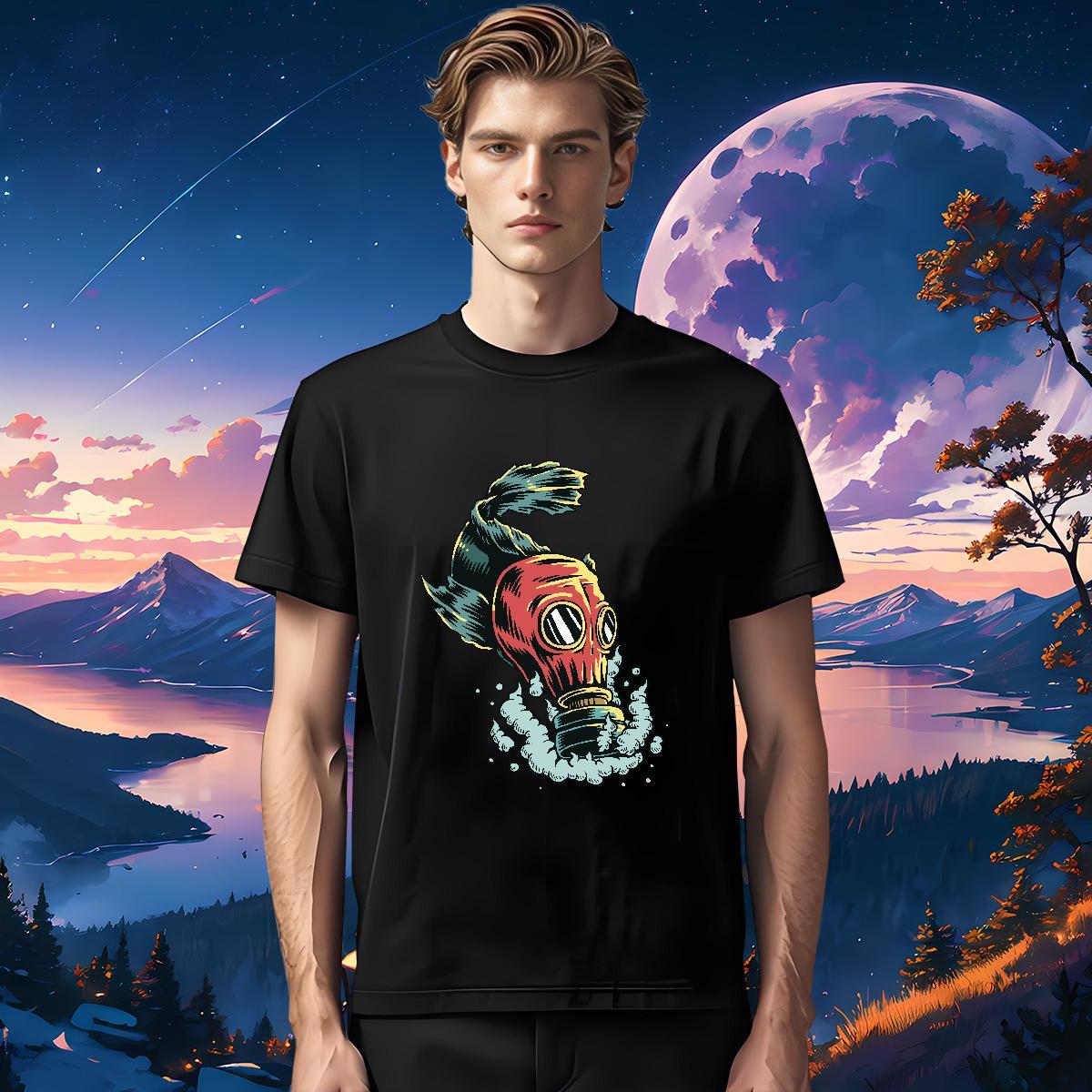 2024 New T Shirts Men ET Tees 230g Cotton Beach Unisex Customized Breathable Crew Neck Tshirts