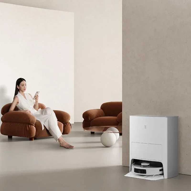 Robotic Vacuums 6000Pa Ecovacs DEEBOT T20 PRO PLUS Vacuum Cleaner Sweeping Robot 55 Hot Water Washing Mop 5200mAhL247