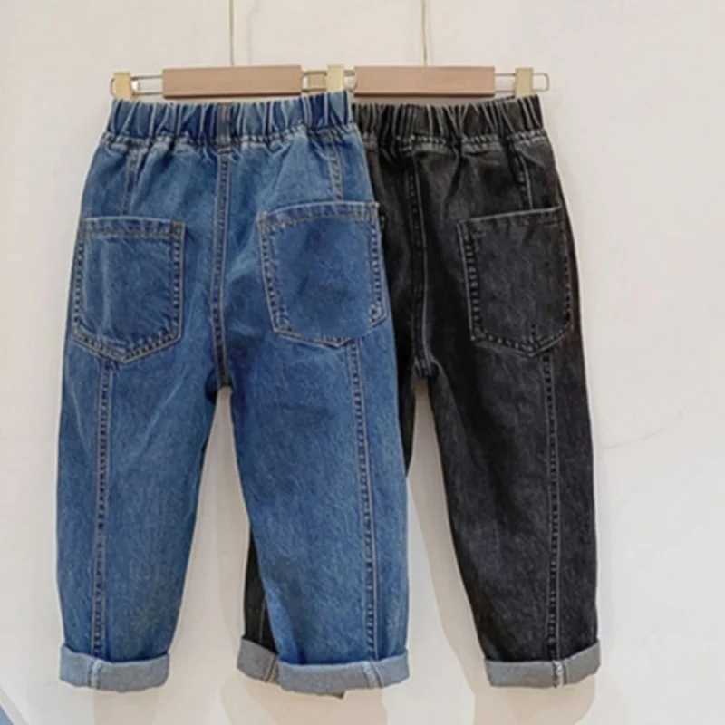 Jeans Boys Jean Pants Long Trousers Cotton 2024 In Stock Spring Autumn Babys Kids Pants Teenagers Outwear Childrens Clothing