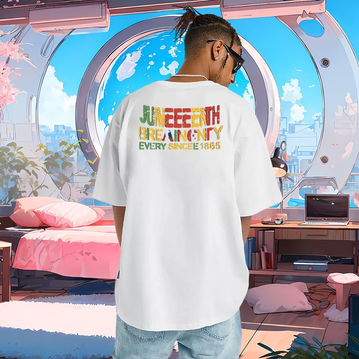 2024 T shirt letter Tops 230g 100% Cotton Outdoor Popular Custom Printed Breathable Crew Neck Men Tshirts