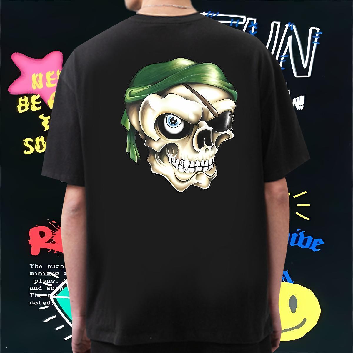 Stylist T-Shirts monster Tops Shirt 230g 100% Cotton Sports Casual Brand DIY Printed Breathable Mens Tshirts