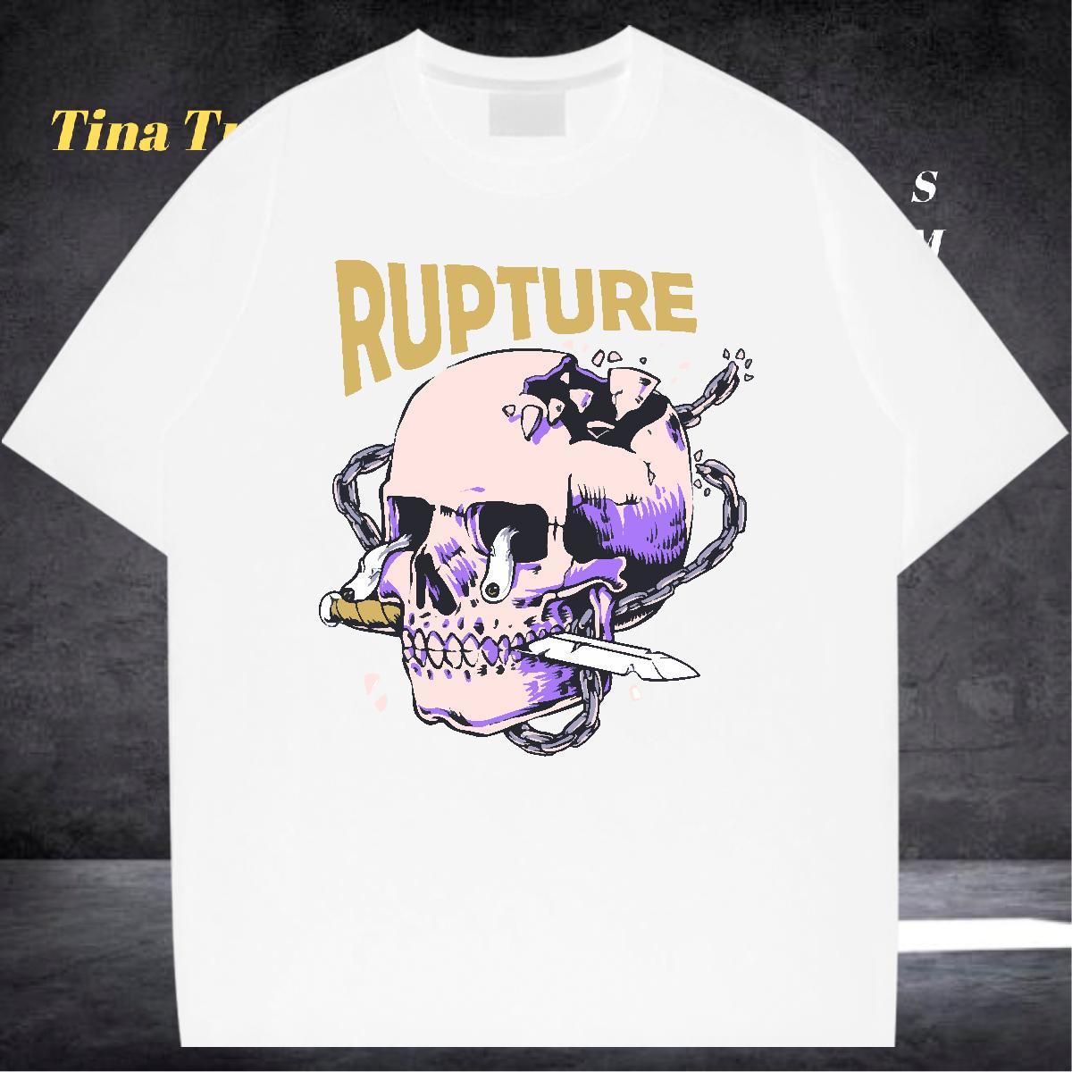 Fashion Designer T-Shirts skull Polos 230g Cotton Daily Outfit Wholesale Custom Big Size Round Neck Short Sleeve Couples T Shirts